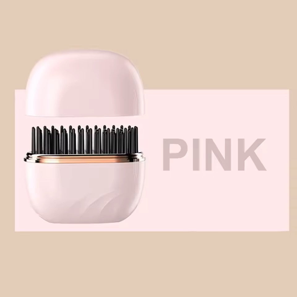 Cepillo Alisador de Pelo Inalámbrico – 3 Temperaturas Ajustables, Calentamiento Rápido, Eléctrico