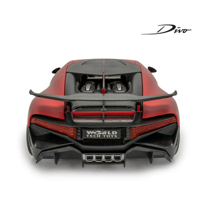 Coche de carreras RC eléctrico Bugatti Divo - Réplica a escala 1:14