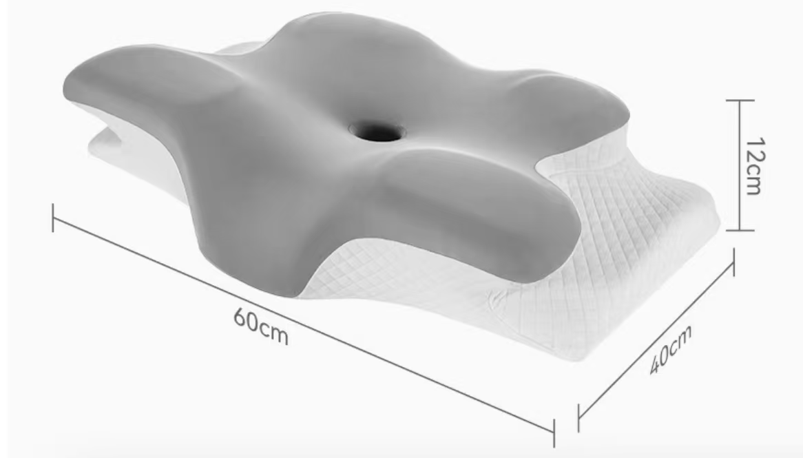 2-in-1 Ergonomic Memory Foam Cervical Pillow
