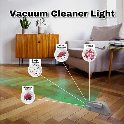 Lámpara LED Universal para Aspiradoras - Detector de Pelo de Mascotas con Luz Verde para Todas las Aspiradoras