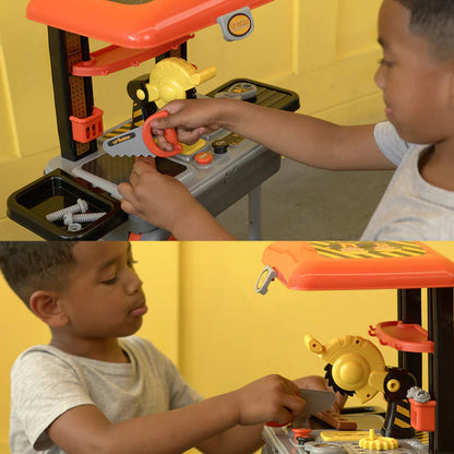 Juego de construcción "Pequeño Constructor" en maleta – Kit de 36 piezas para juego de rol infantil