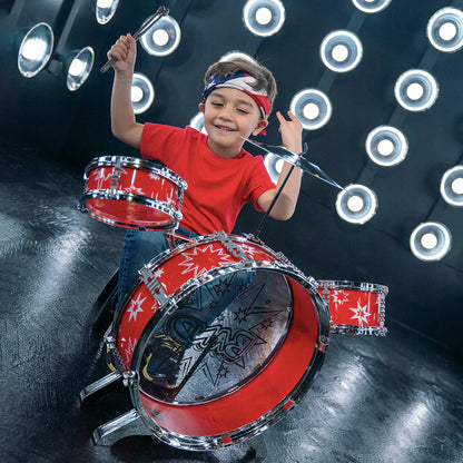 Bateria Big Band Kids – Kit de Bateria Completo para Principiantes