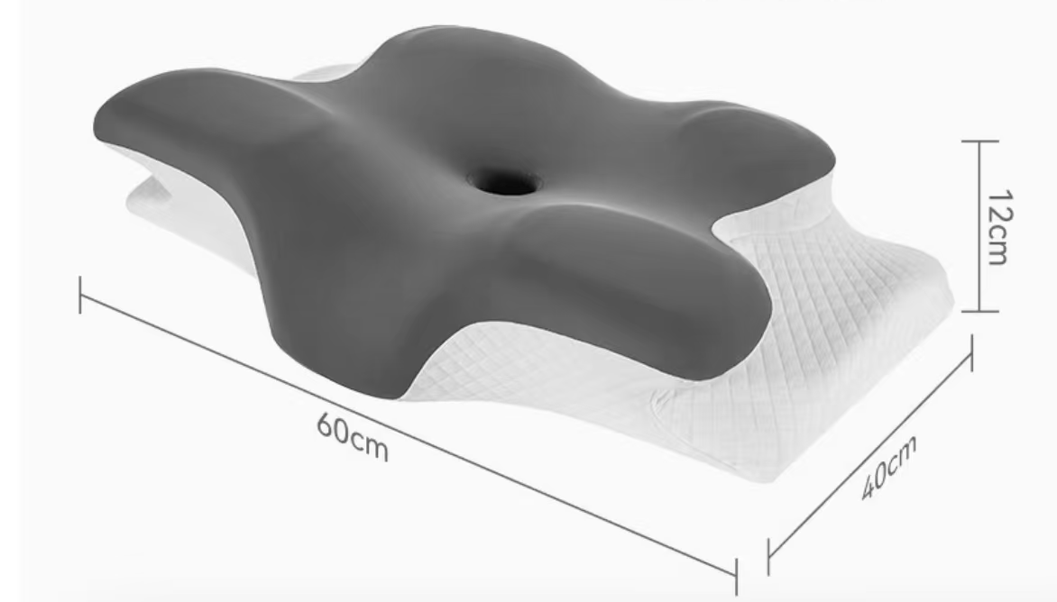 2-in-1 Ergonomic Memory Foam Cervical Pillow