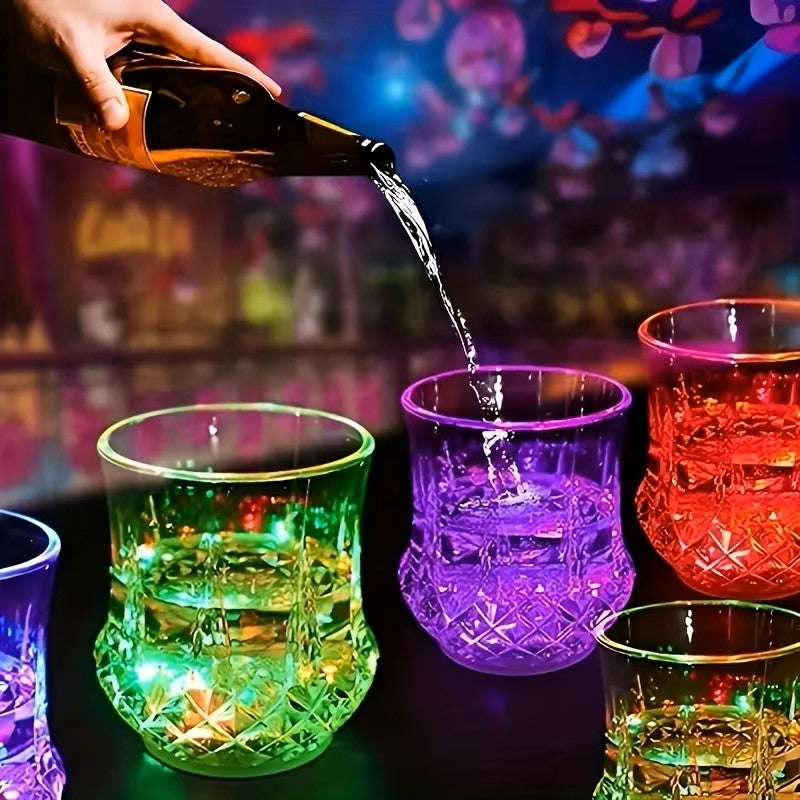 Canecas que brilham no escuro para festas – Copos multifuncionais que acendem