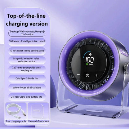 USB Rechargeable Desk Fan