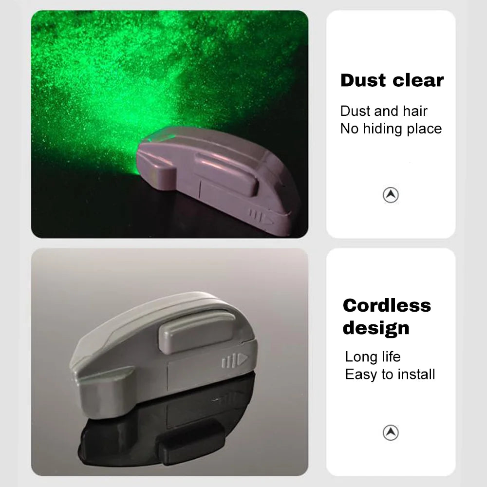Lámpara LED Universal para Aspiradoras - Detector de Pelo de Mascotas con Luz Verde para Todas las Aspiradoras