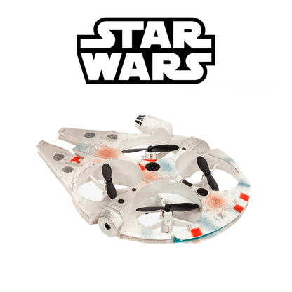 Drone Quadricóptero com Sensor de Movimento Millennium Falcon Star Wars