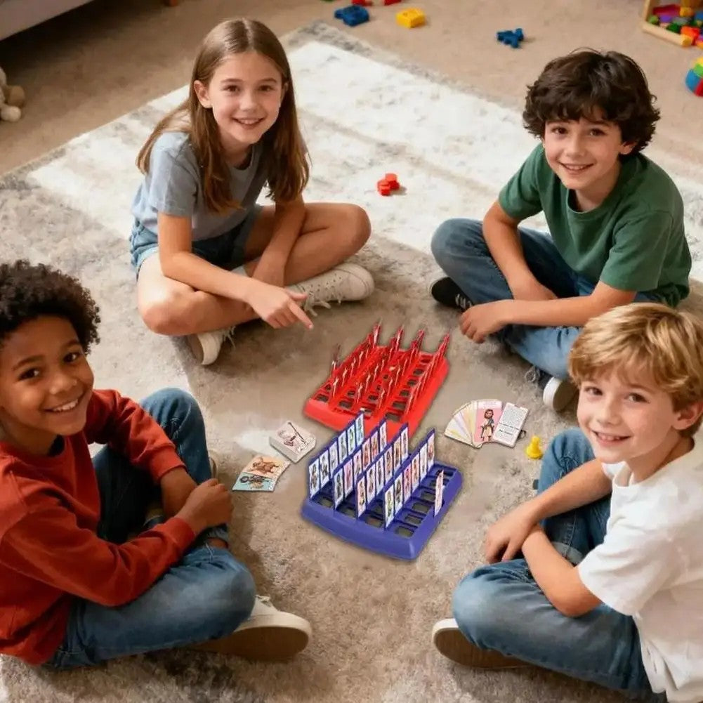 Juego de Mesa de Ajedrez de Adivinanzas de Personajes Bíblicos para Niños