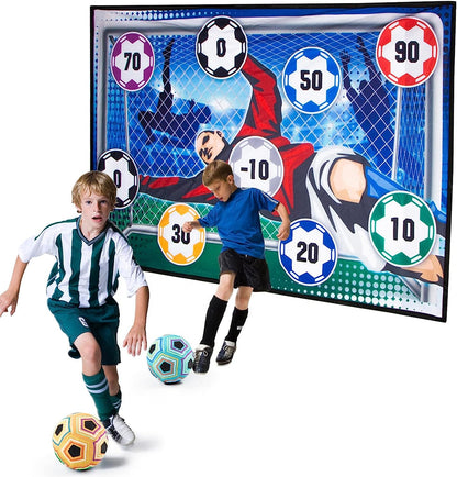 Juego de portería de fútbol para niños para jugar en interiores y exteriores
