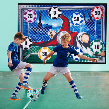Juego de portería de fútbol para niños para jugar en interiores y exteriores