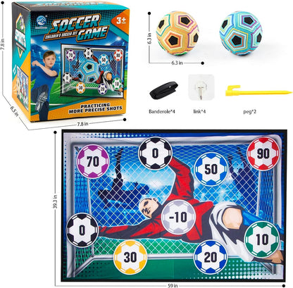 Juego de portería de fútbol para niños para jugar en interiores y exteriores