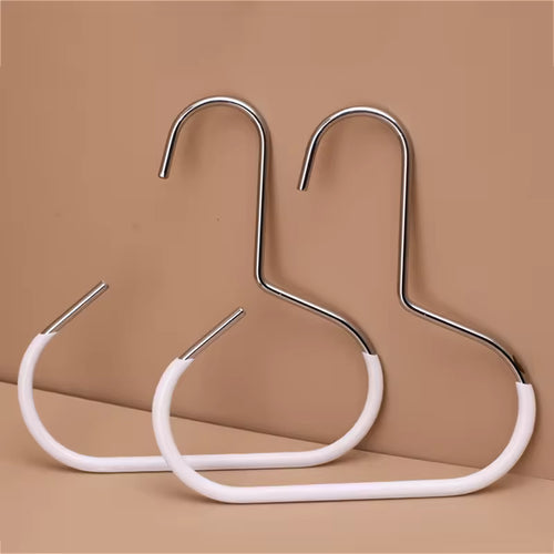 Organizador de Roupeiro em Metal Reforçado – Suporte de Cabides Multifunções para Lenços, Gravatas, Cintos e Malas de Mão