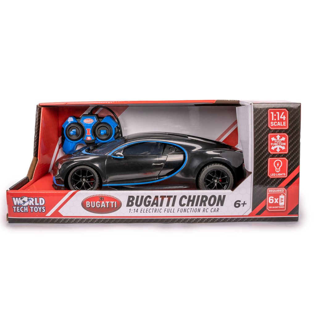 Coche deportivo de lujo Bugatti Chiron RC - Réplica a escala 1:14