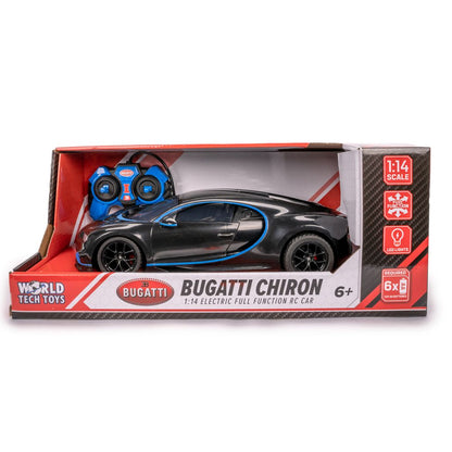 Coche deportivo de lujo Bugatti Chiron RC - Réplica a escala 1:14