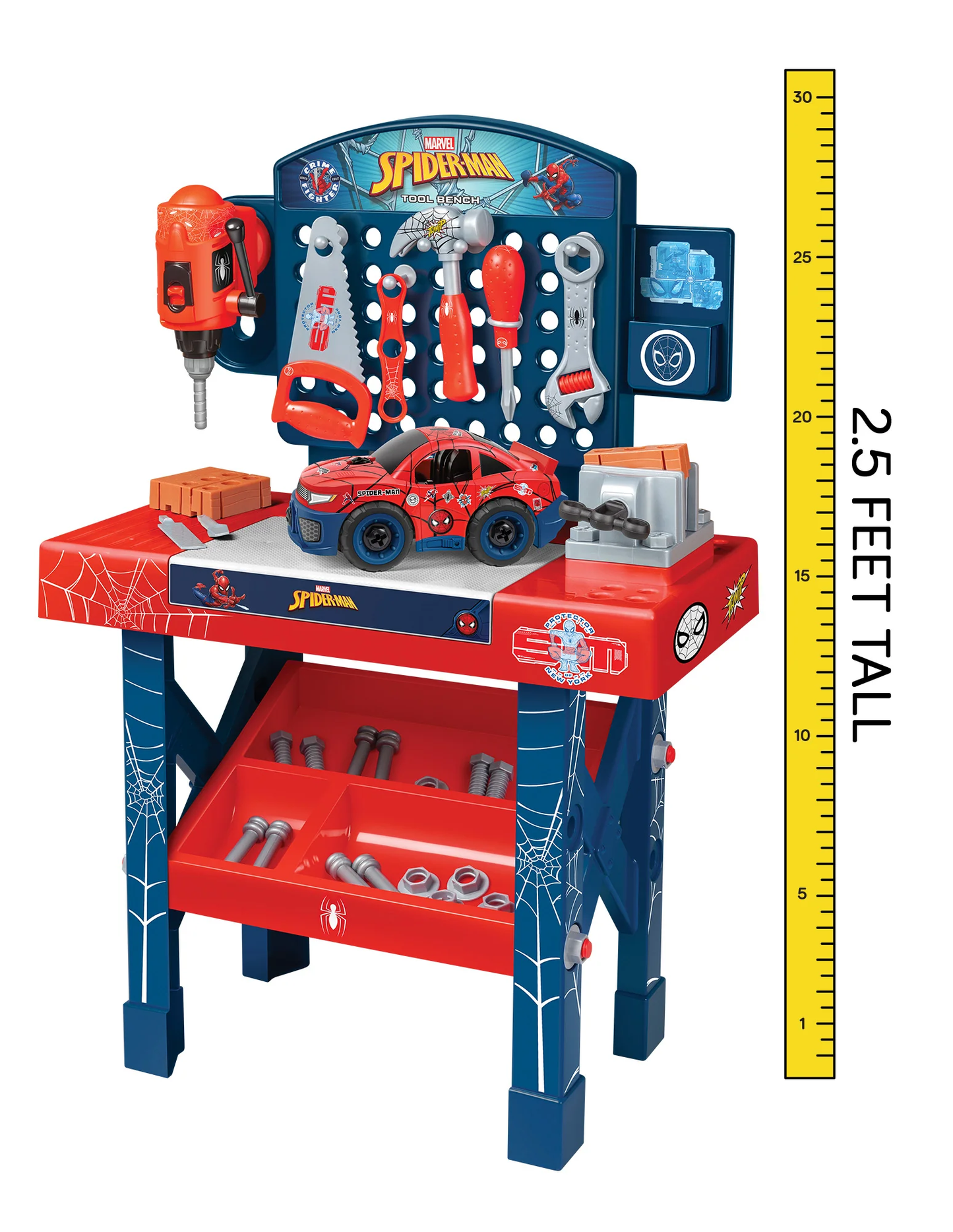 [Marvel] Spider-Man Tool Bench Playset with Take-Apart Car
