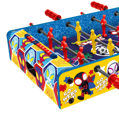 Juego de futbolín de mesa de Spidey y sus amigos asombrosos (Madera)