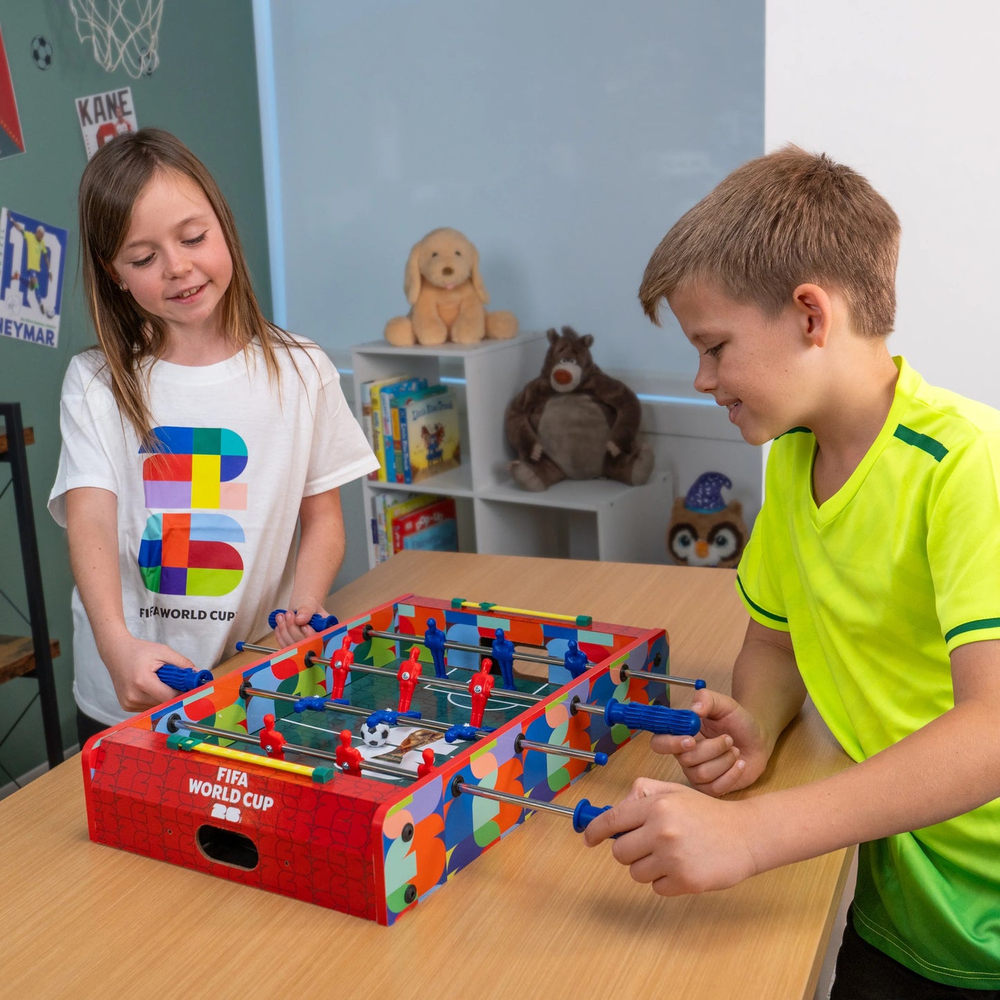 FIFA World Cup Wooden Tabletop Foosball Game