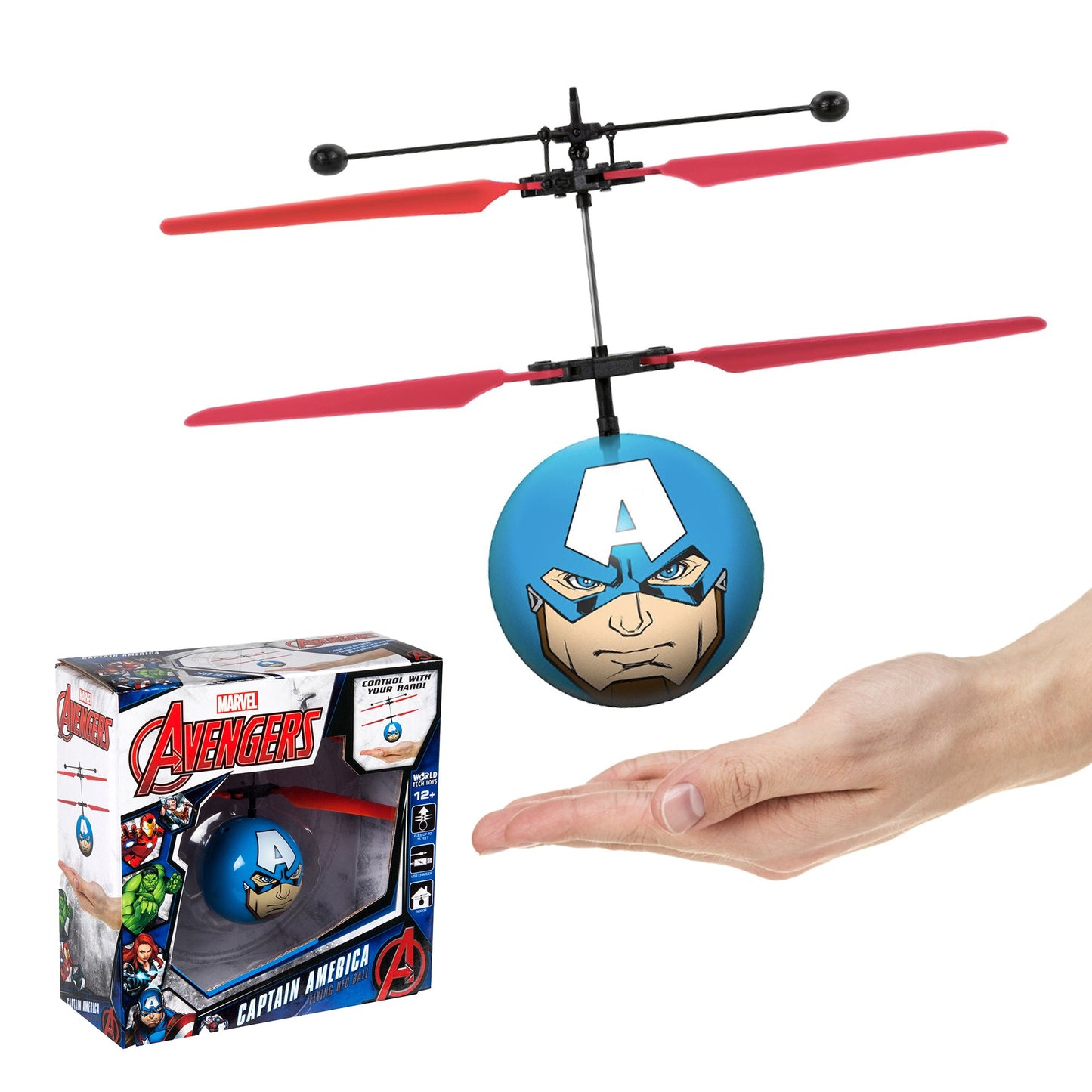 Helicóptero Bola OVNI IR Marvel Avengers Capitão América