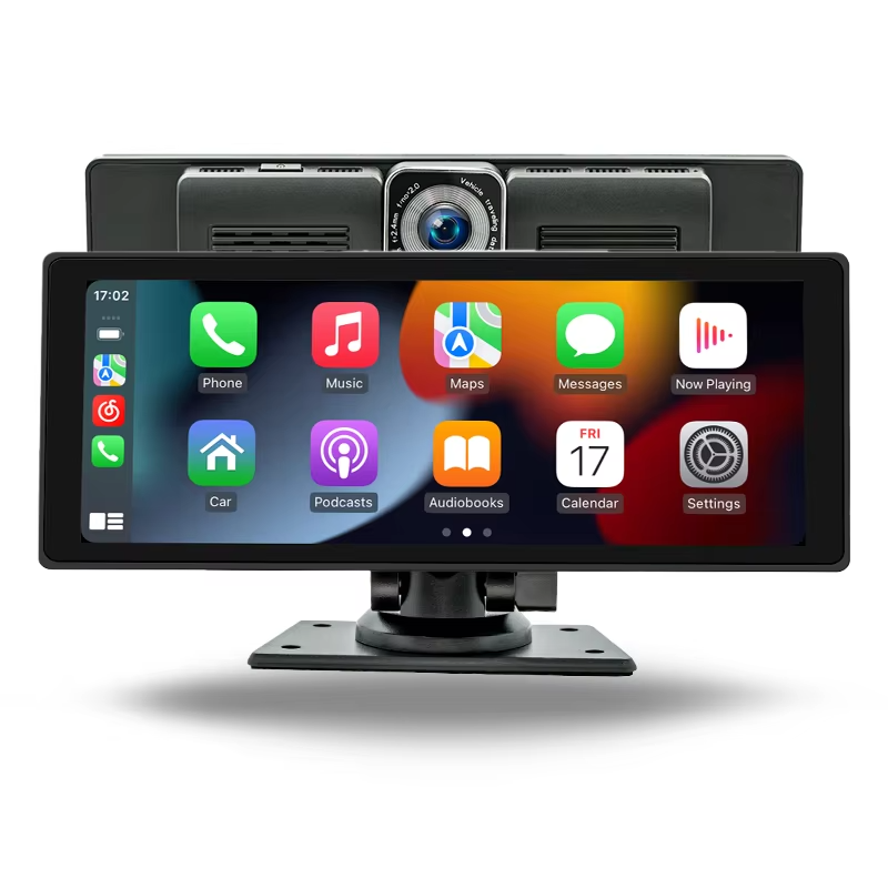 Portable Wireless CarPlay & Android Auto Display Car Radio with Built ...