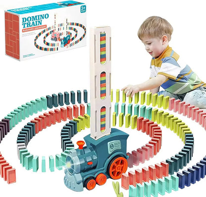 Comboio de Dominós Automático - Comboio Elétrico