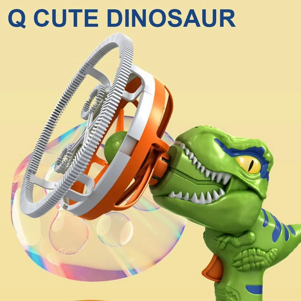 2 in 1 Electric Bubble Gun Toy Kids Fun Dinosaur