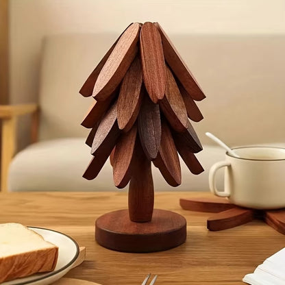 Salvabandejas de madera con aislamiento térmico para árboles