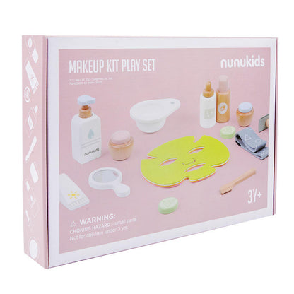Set de maquillaje de madera de juguete para niños