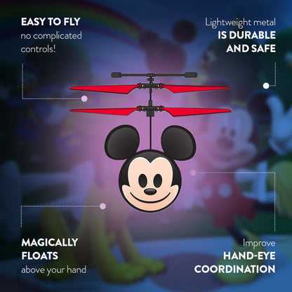 Helicóptero Bola OVNI Disney Emoji Mickey Mouse IR