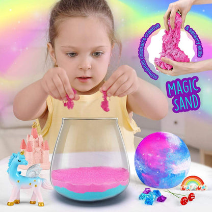 Kit de Lámpara Lunar para Pintar Niños – Set de Manualidades de Galaxia que se Ilumina con Soporte