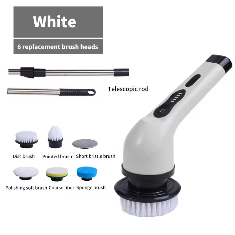 9-in-1 Wireless Electric Cleaning Brush with Rotating Heads