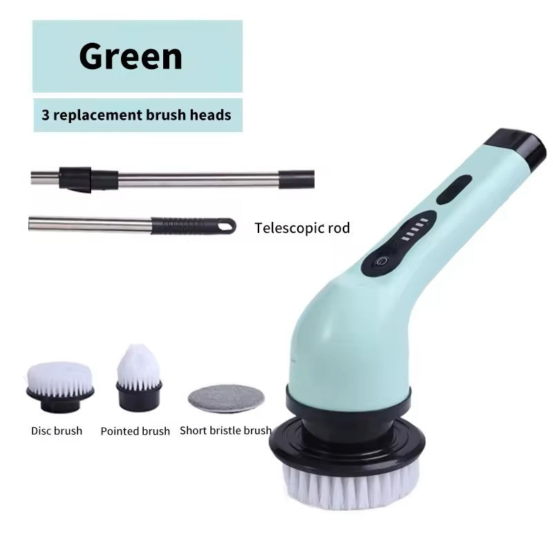 9-in-1 Wireless Electric Cleaning Brush with Rotating Heads