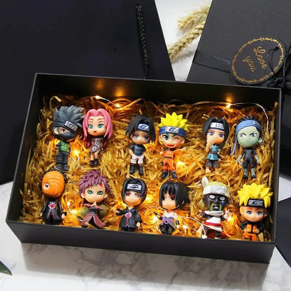 Naruto Anime Mini Figure Set 6PCS PVC Collectible Character Models