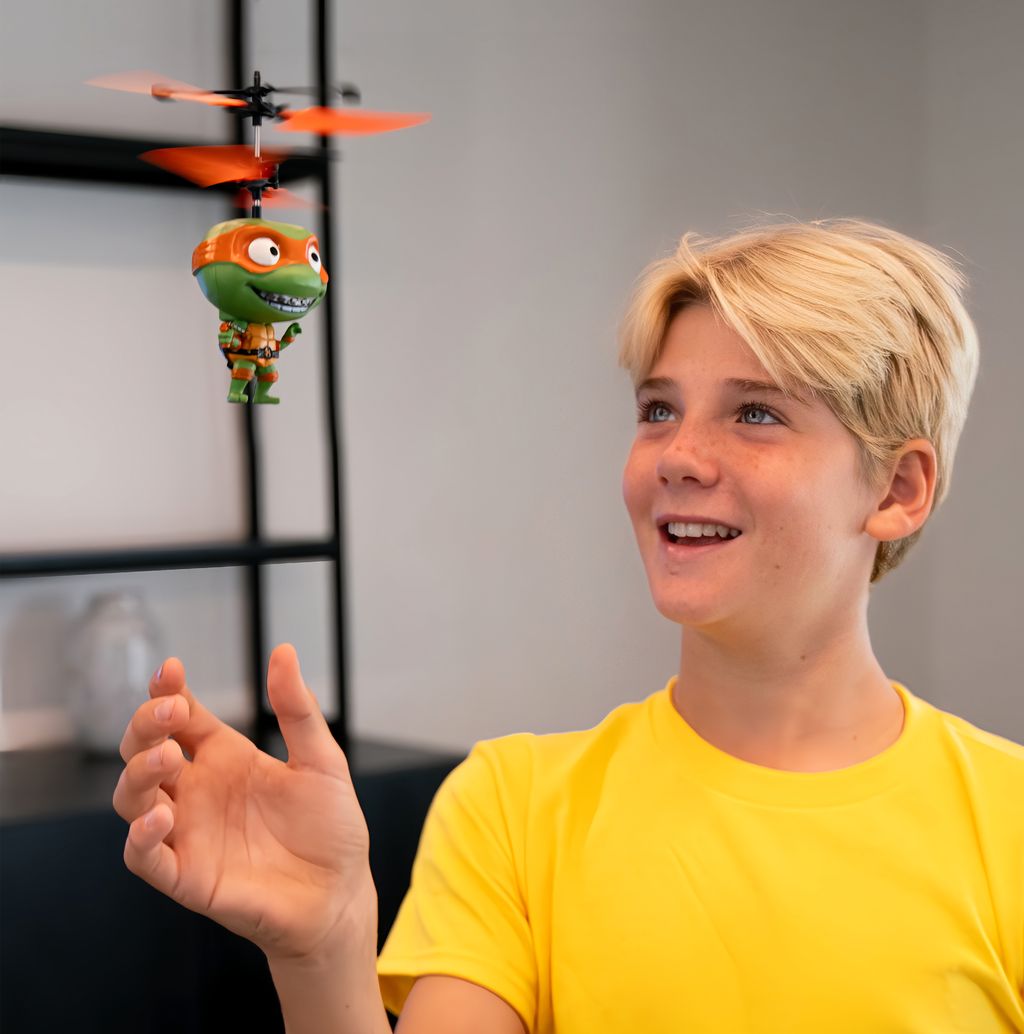 Série de Helicópteros UFO com Sensor de Movimento de 3,5" Nickelodeon TMNT Big Head