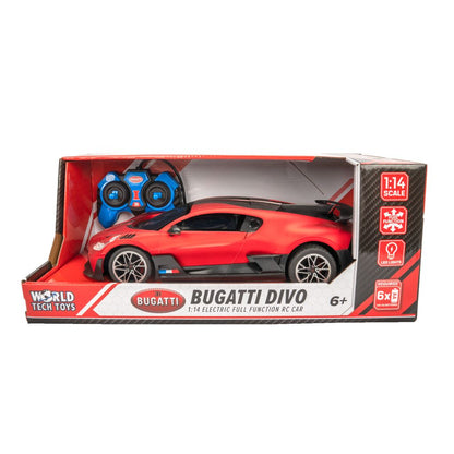 Coche de carreras RC eléctrico Bugatti Divo - Réplica a escala 1:14