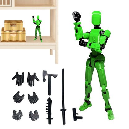 DIY 13-Joint Articulated Action Figure - 3D Printed Posable Dummy