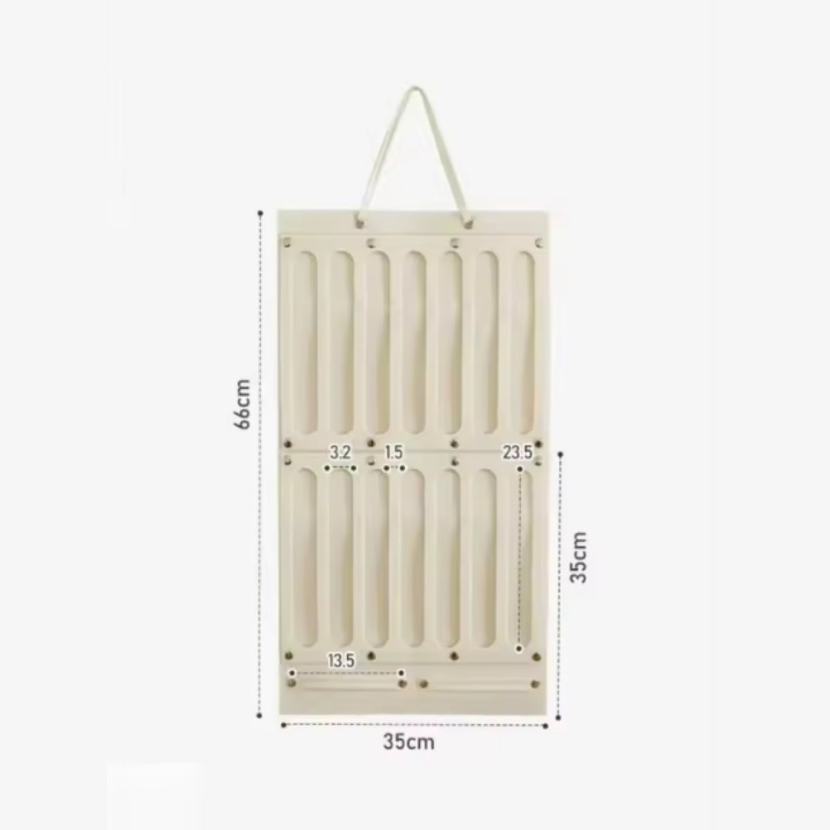 Organizador de accesorios para el cabello de pared