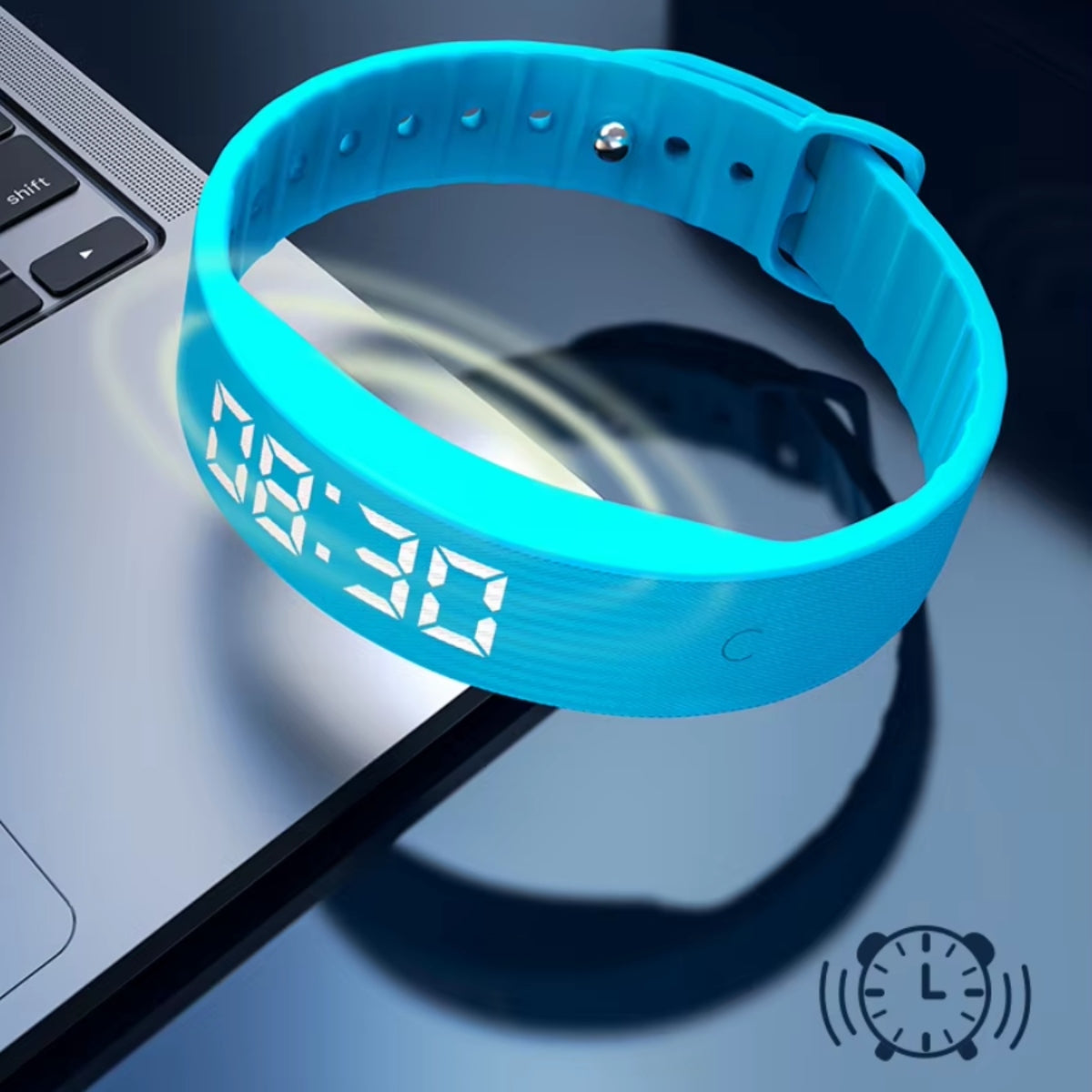 Reloj monitor de sueño con alarma vibratoria