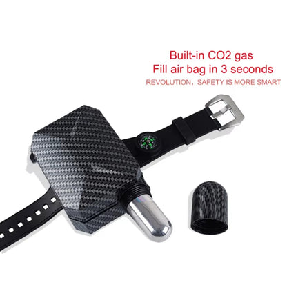 Portable Life-Saving Bracelet with Rapid Inflation Airbag
