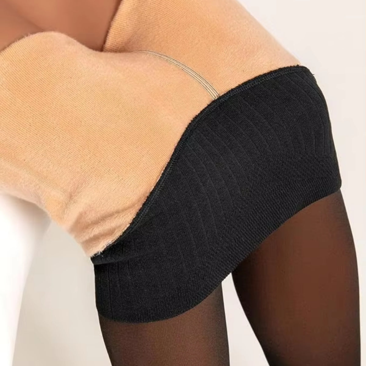 Magic Waist Snatch Fleece-Lined Shapewear Tights