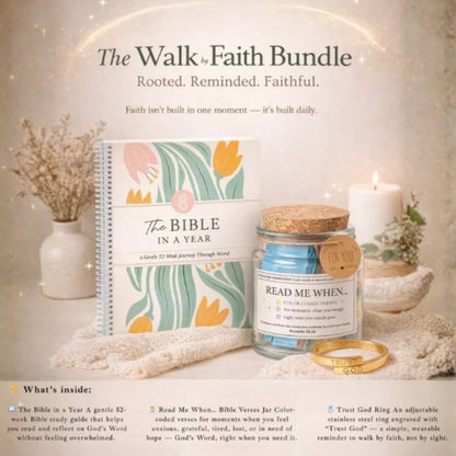 Bible in a Year Study Guide - Walk By Faith Bundle