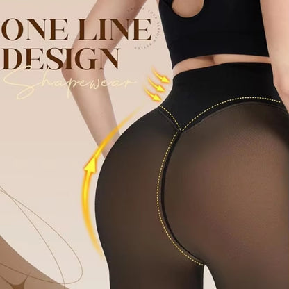 Magic Waist Snatch Fleece-Lined Shapewear Tights