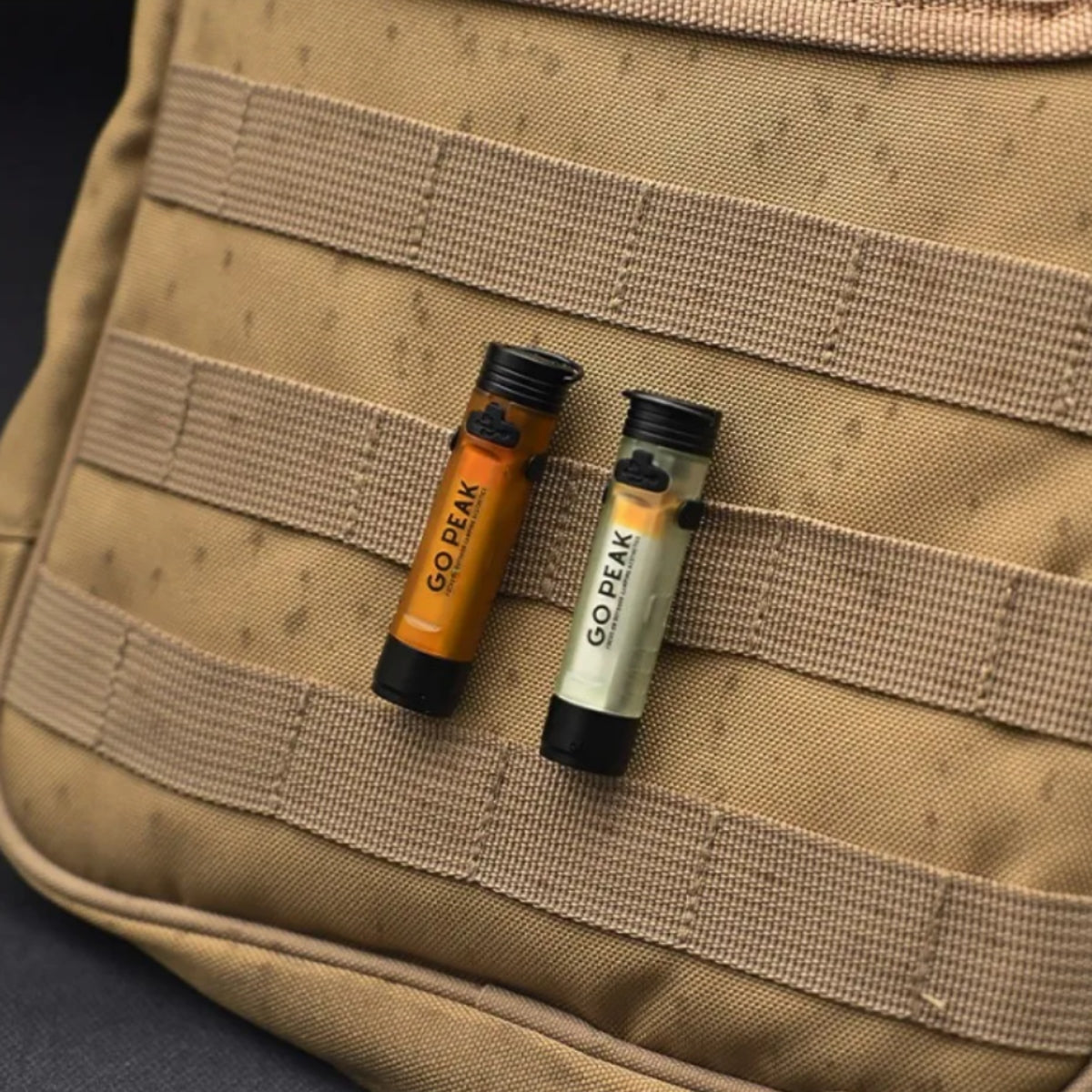 GOPEAK Mini Pocket Flashlight - Keychain & Hat Clip LED