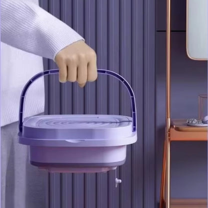 Minilavadora Automática Portátil para Cargas Pequeñas y Apartamentos
