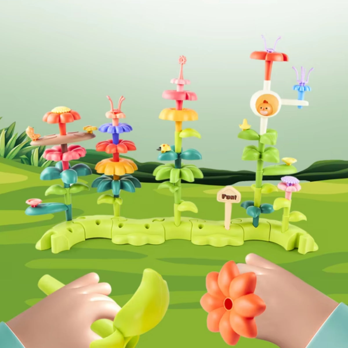 DIY Flower Garden Building Blocks – Creative STEM Construction Toy