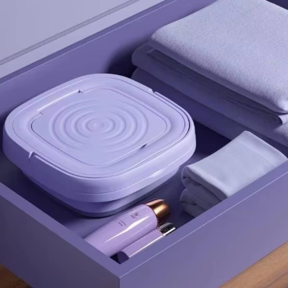 Minilavadora Automática Portátil para Cargas Pequeñas y Apartamentos