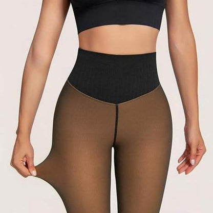Magic Waist Snatch Fleece-Lined Shapewear Tights