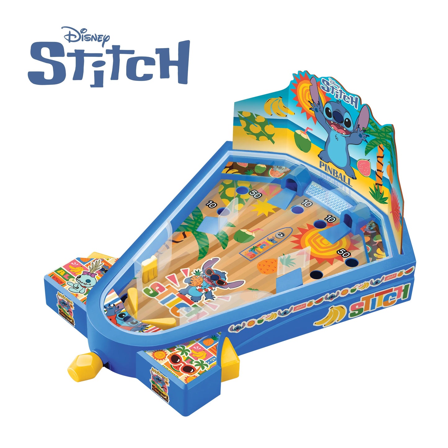 Jogo de Pinball de Mesa Disney Stitch