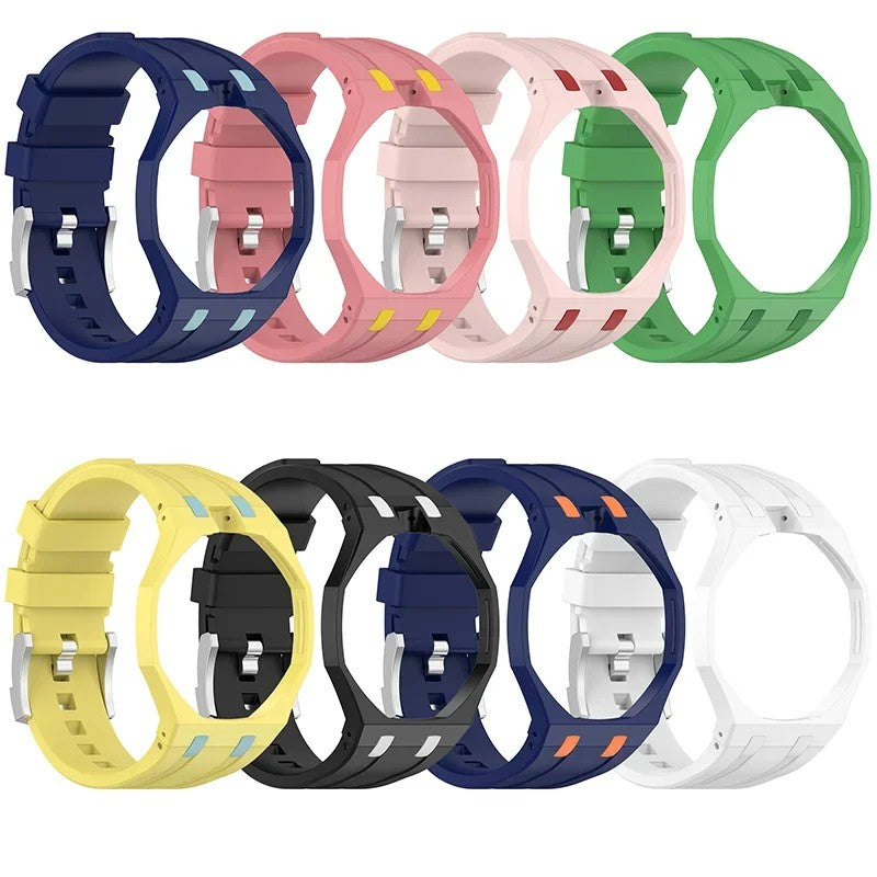 2-in-1 Watch Case & Silicone Strap Kit