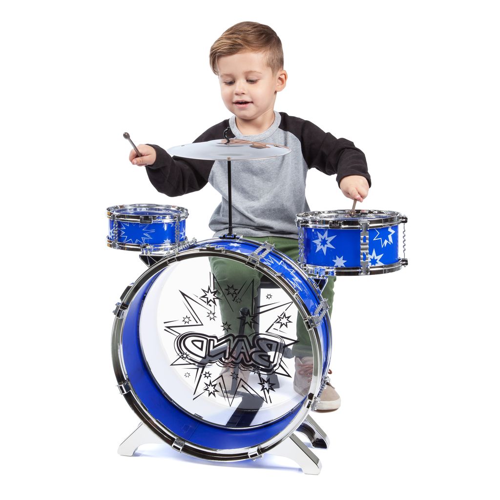 Bateria Big Band Kids – Kit de Bateria Completo para Principiantes