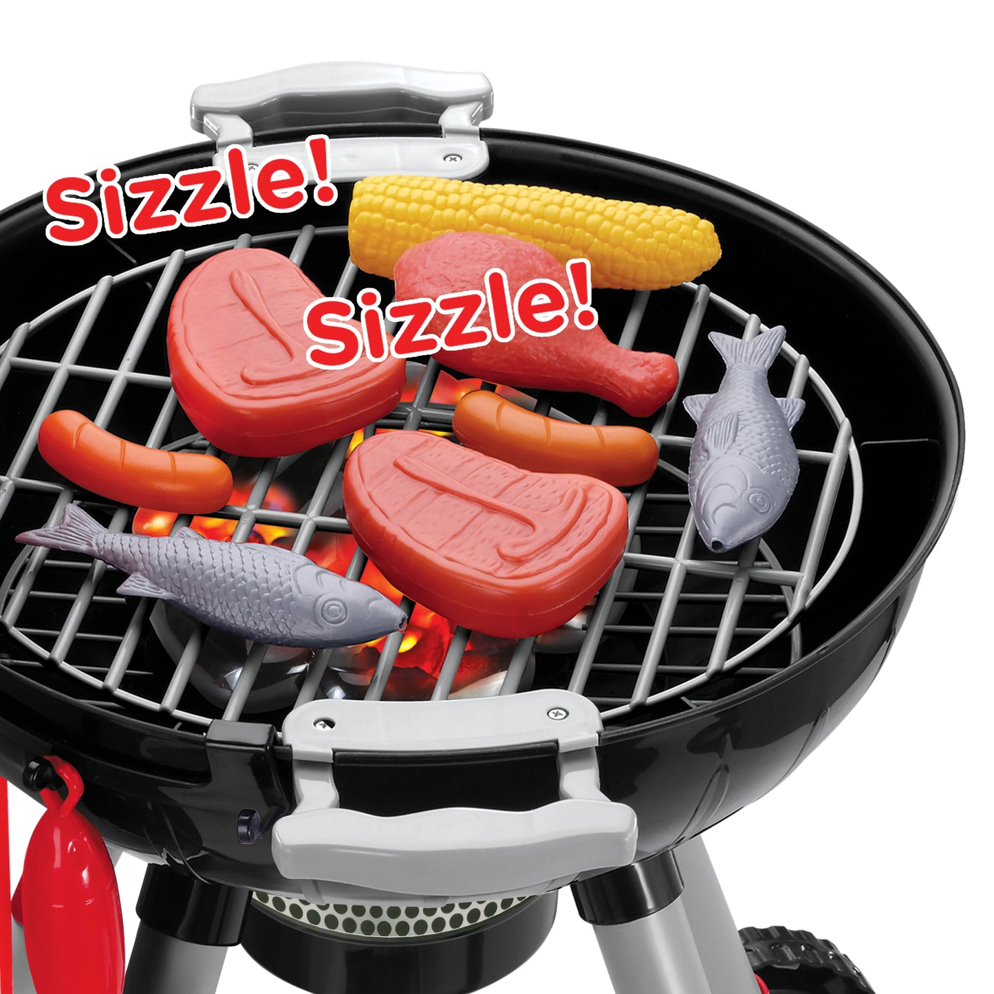 Sizzling Chef's Conjunto Churrasco – Kit de Grelhador e Cozinha de 38 Peças para Crianças